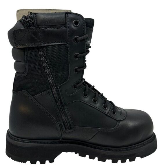 Bates Mens Sz.5 EX WIDE 8" Tactical Black Boots With Side Zipper E02340 Unisex - Picture 14 of 16